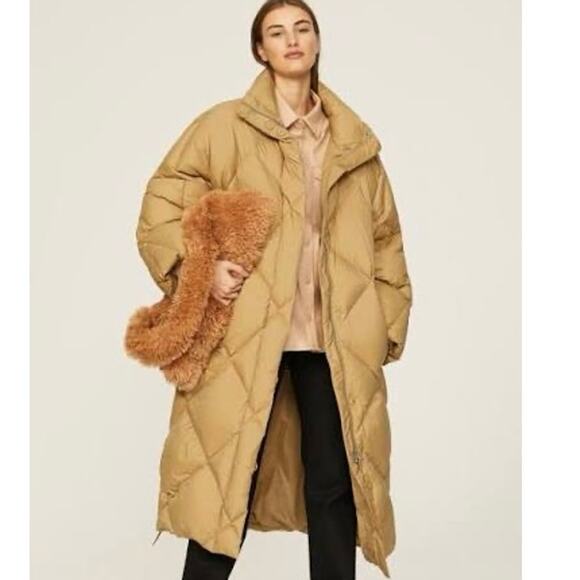 Stand Studio Anissa Coat Puffer Jacket Size 40 Large - Picture 2 of 10